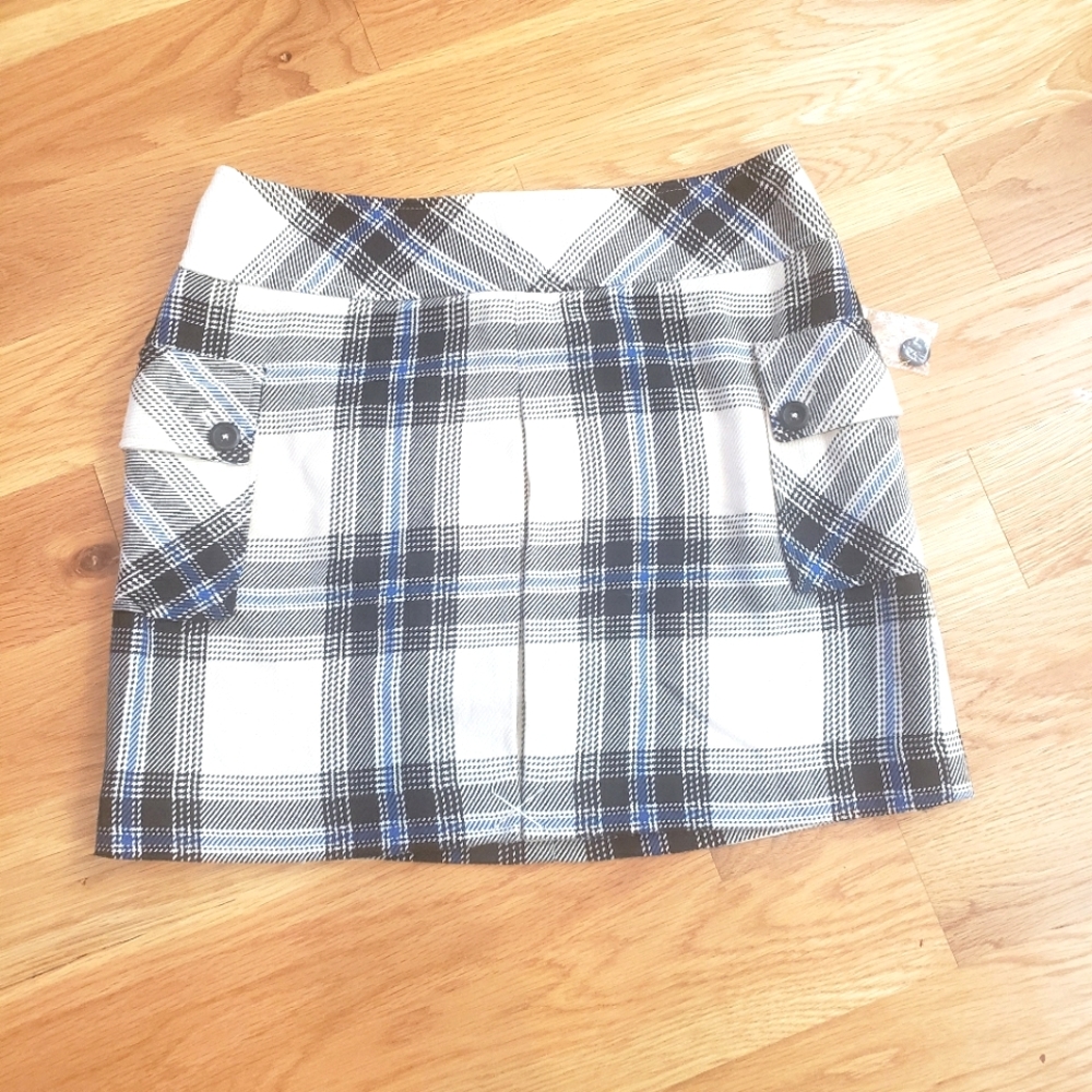 Mossimo NWOT Plaid Preppy Mini 90s Y2K Skirt, Size 12